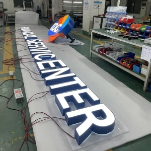 Custom Storefront LED Sign Outdoor Business Signage