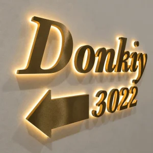 Custom Storefront Sign LED Channel Letters Illuminated Logo Sign for Shop Restaurant Cafe Bar and Business