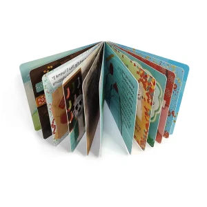 Custom Story Board Book Printing Services Durable Children Picture Book with Rounded Corners and Glossy Lamination