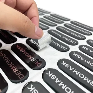 Custom Style Designs Printing Waterproof Stickers Label Logo Stickers Adhesive Label Epoxy Sticker