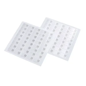 Custom Synthetic Paper QR Code Tamper-Evident Security Label, Digital Printed