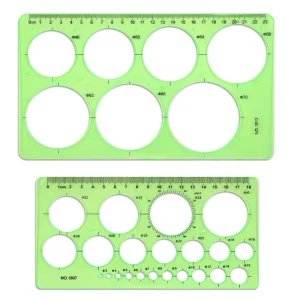 Custom Tools Quilting Templates Set Circle Template Multi Function Pattern for Drawing Circle Stencils Drafting Tools Set