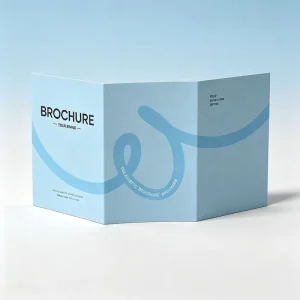 Custom Tri Fold Paper Brochure Flyer Leaflet Full Color Printing OEM ODM Custom Logo Size Advertising Booklet