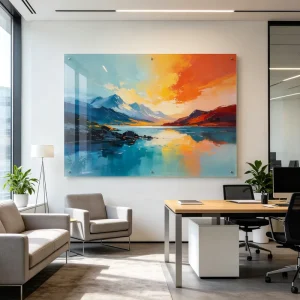 Custom UV Flatbed Printing Clear Acrylic Board Personalized Digital Printed Perspex Sheet For Home Decor Wall Art Signage