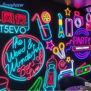 Custom UV Print Neon Sign LED Neon Lights Sign Custom Business Brand Mark