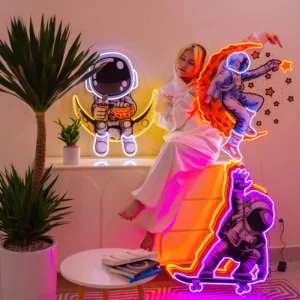 Custom UV Printing LED Neon Logo Art Commercial Brand Logo Store Business Signage