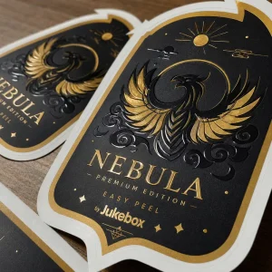 Custom UV Stickers Waterproof Vinyl PVC Self Adhesive Labels Brand Logo Digital Enhancement Spot UV Printing Packaging