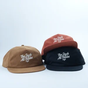 Custom Unstructured 5 Panel Dad Hat Embroidery Cotton Little Curved Brim