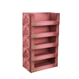 Custom Up Cardboard Corrugated Shipper Display Stand Customizable Size Color
