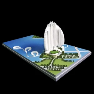 Custom Urban Micro City Planning 3D Building Model For Real Estate Residential Scale For Apartment Hotel Micro Design Exhibition
