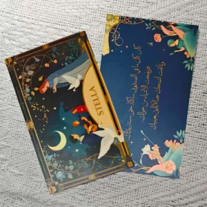 Custom Vintage Christmas Greeting Card Set Offset Paper Business Card Elegant ‘Thank You’ Blank Card