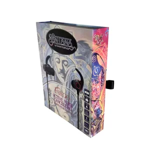 Custom Vintage Style Book Shape Eco Paper Packaging Gift Box Magnetic Rigid Folders Insert for Decorative Purpose Printed Order