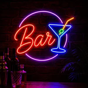 Custom Wall Mounted Neon Sign with Indoor Outdoor Neon Sign and Waterproof Business Logo Sign for Pub and Wall Decoration Use