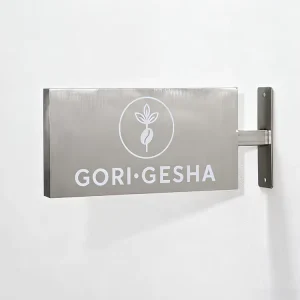 Custom Wall Mounted Storefront Sign Board for Outside Business Logo Shop Blade Sign Advertising Signboard