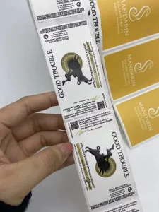 Custom Waterproof Adhesive Sticker Vinyl Silk Screen Labels Food Packaging Labels Product Labels for Bottle