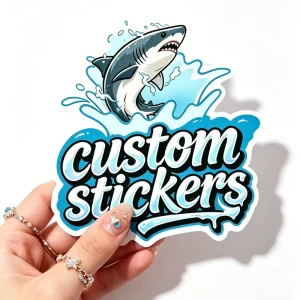 Custom Waterproof Holographic Vinyl Sticker Pack, Die-Cut and Kiss-Cut Sticker Sheets for Packaging