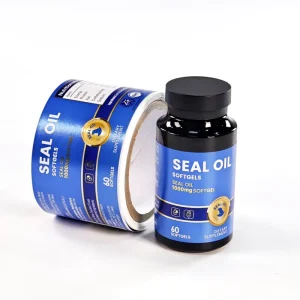 Custom Waterproof Self-Adhesive Health Product Bottle Labels