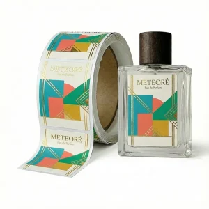 Custom Waterproof Self-Adhesive Vinyl Roll Labels for Essential Oil Glass Packaging