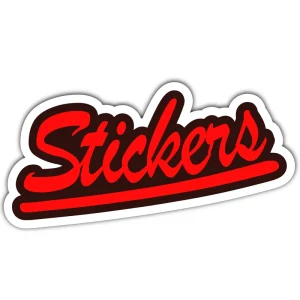 Custom Waterproof Vinyl Die Cut Stickers Label logo Printing with Image Logo Personalized Customized logo Sticker for Business