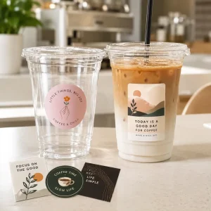 Custom Waterproof Vinyl Round Roll Labels Self Adhesive Printed Logo Stickers for Product Packaging and Brand Promotion