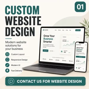 Custom Website Design Solutions for MAC Linux Internet Version in Stock