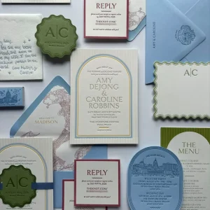 Custom Wedding Invitation Suite Full Set with Inserts and Seals for Event Companies and Worldwide B2B Buyers Stable Quality