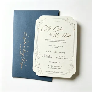 Custom Wedding Invitation Suite Full Set with Invitation and Envelope for Event Companies and Worldwide Buyers Stable Quality
