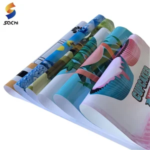 Custom Window Poster One Side View Design Any Size Personalized Business Advertising Digital Printing PVC/Paper