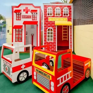Custom Wooden Indoor Playground Equipment for Kids Adventure Fun Maze Playhouse Mall GS ASTM Certified