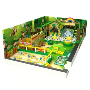 Custom Wooden Jungle Kids Indoor Playground Commercial Soft Play Turnkey FEC Amusement Center for Mall ASTM Certified >500kg