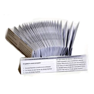 Custom fsc Paper Folded Instruction Insert Leaflet Manual Pharmaceutical Leaflet Printing