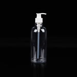 Custom logo Printing PET Pump Bottles 200ml 300ml 500ml 1000ml Refillable Lotion Dispenser Cosmetic Packaging