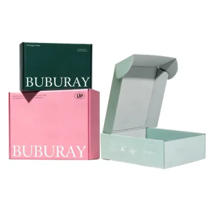 Custom-made Rectangular Aircraft-style Boxes for Underwear Apparel Bespoke High-end Outer Packaging Color-printed Paper Boxes
