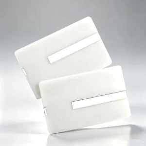 Custom printed Transparent PVC Membership Cards Magnetic Stripes NFC Technology Hotel Use Custom Transparent Windows Custom