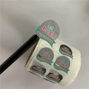 Custom printing silk screen logo label sticker for electronic products marking