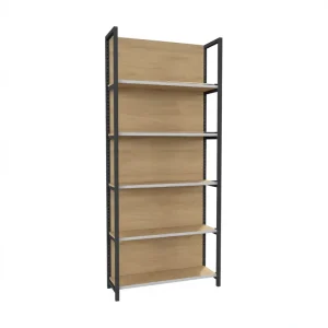 Customisable Multi Functional Supermarket Retail Display Racks Single Double Sided Steel Wood for Store Product Display Stand