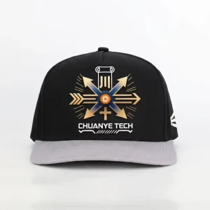 Customizable 5 Panel Two Tone Structured Cotton Common 3D Embroidery Logo Letter Casual Unisex Adult Outdoor Snapback Hat