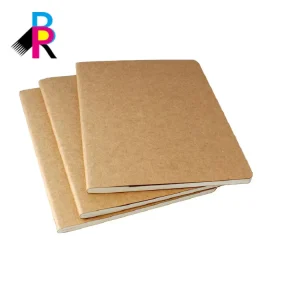 Customizable A5 Eco Friendly Kraft Hardcover Sewn Notebook Debossed Pattern for Outdoor Field Research Notes Custom Sample