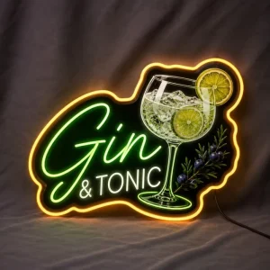 Customizable Acrylic Neon Beer Sign with Red Blue Green Lights for Home Bar Wall Decor Bedroom Restaurant Commercial Use