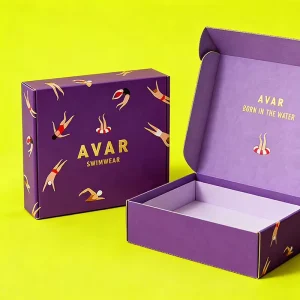 Customizable Boxes with Logo Biodegradable Eco Friendly Luxury Packaging for Ecommerce Skincare Perfume Gift and Sponge Liner