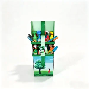 Customizable Cardboard Garden Display Shelf Ready Stand Supermarket Garden Aisle Retail OEM ODM FSC Recyclable