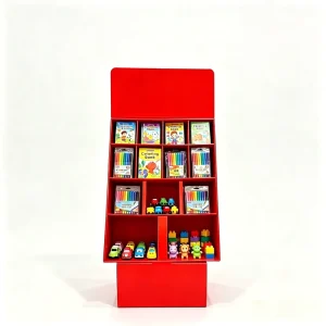 Customizable Cardboard Kids Craft Display Shelf Ready Stand Supermarket Kids Toy Aisle OEM ODM FSC Recyclable