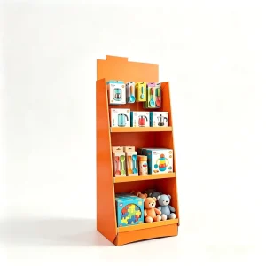Customizable Cardboard Kids Products Display Shelf Ready Stand Supermarket Kids Aisle OEM ODM FSC Recyclable