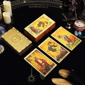 Customizable Eco Friendly Paper Oracle Tarot Cards Deck with Guidebook Family Friendly Portable Party Game