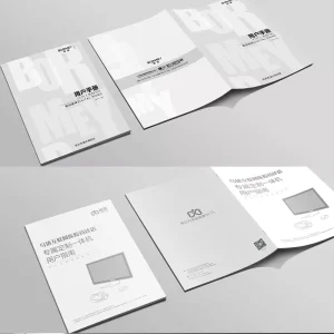 Customizable Hard Cover Instruction Book Brochure Company Manual Booklet Catalogue Folded Leaflet Printing with Custom Printing