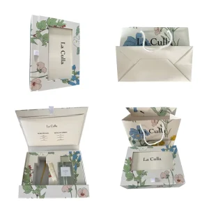 Customizable High End Exquisite Corrugated Kraft Paper Gift Bags and Perfume Boxes, Gift, Clothing, and Skincare Packaging