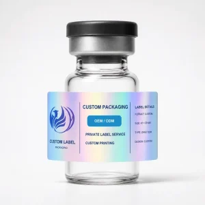Customizable Holographic Aluminum Foil Anti Counterfeit Holographic Print Label