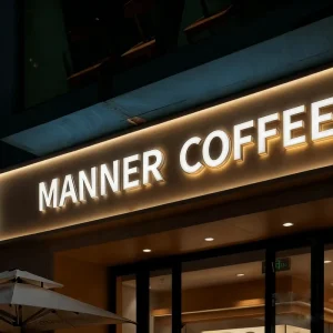 Customizable Outdoor Business Storefront Sign Signage Illuminated White Frontlit LED Channel Letter Logo