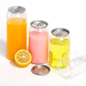 Customizable PET Can Plastic Bottles with Multiple Capacities Supports Logo and Color Printing