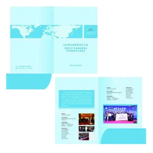 Customizable Presentation Folder Data Package Folder and Flyers